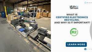 What is certified electronics recycling, and why is it important?